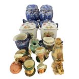 Royal Worcester 3257 and 3262, Royal Doulton toby jugs, Ringtons, etc.