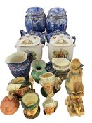 Royal Worcester 3257 and 3262, Royal Doulton toby jugs, Ringtons, etc.