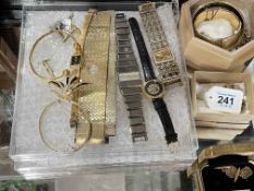 Jewellery and watches including gold.