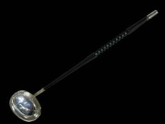 Silver tody ladle, Sheffield 1970.