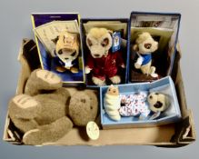 A box containing a Bear Factory limited edition teddy bear, tagged,