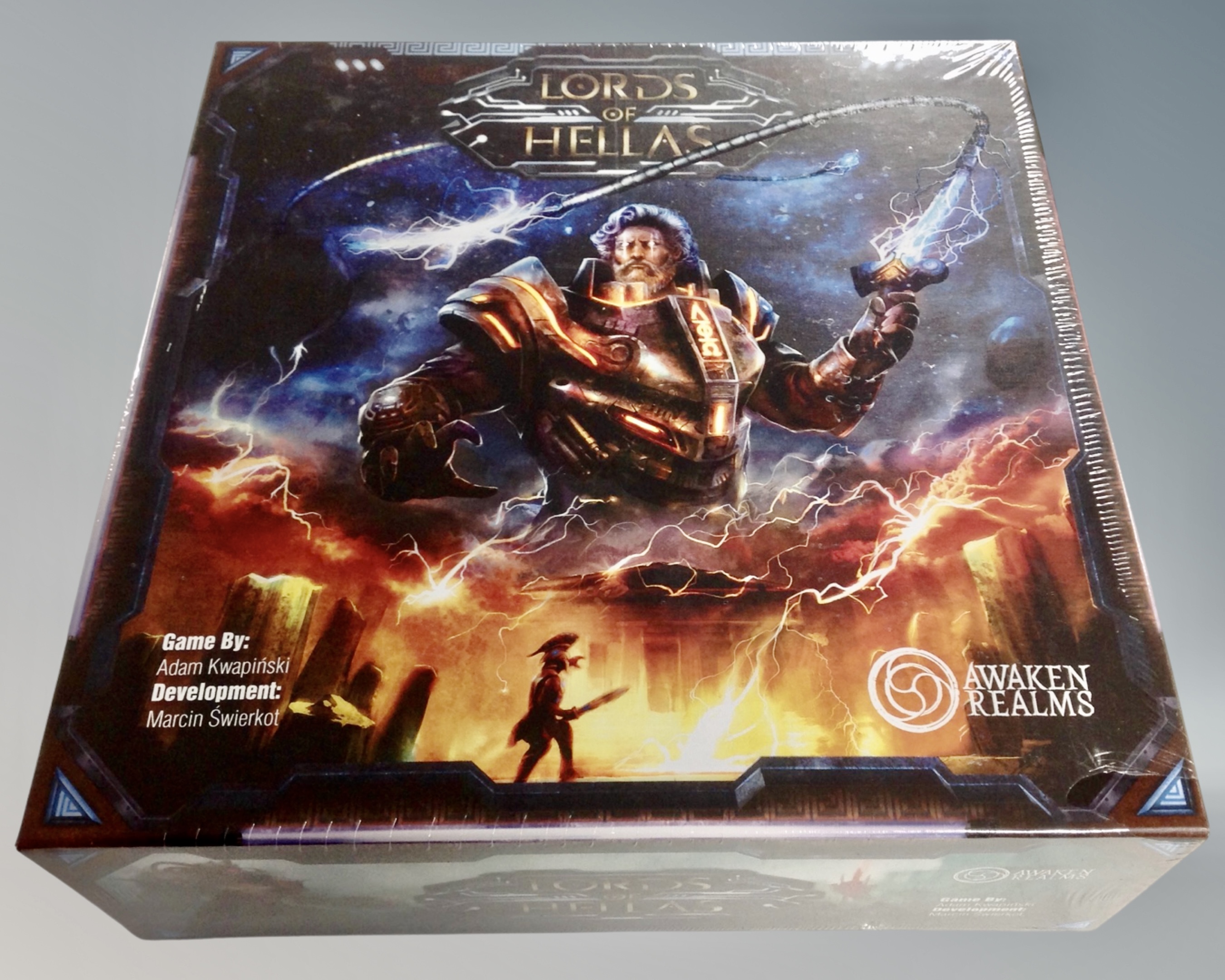 An Awaken Realms 'Lords of Hellas' board game, sealed.