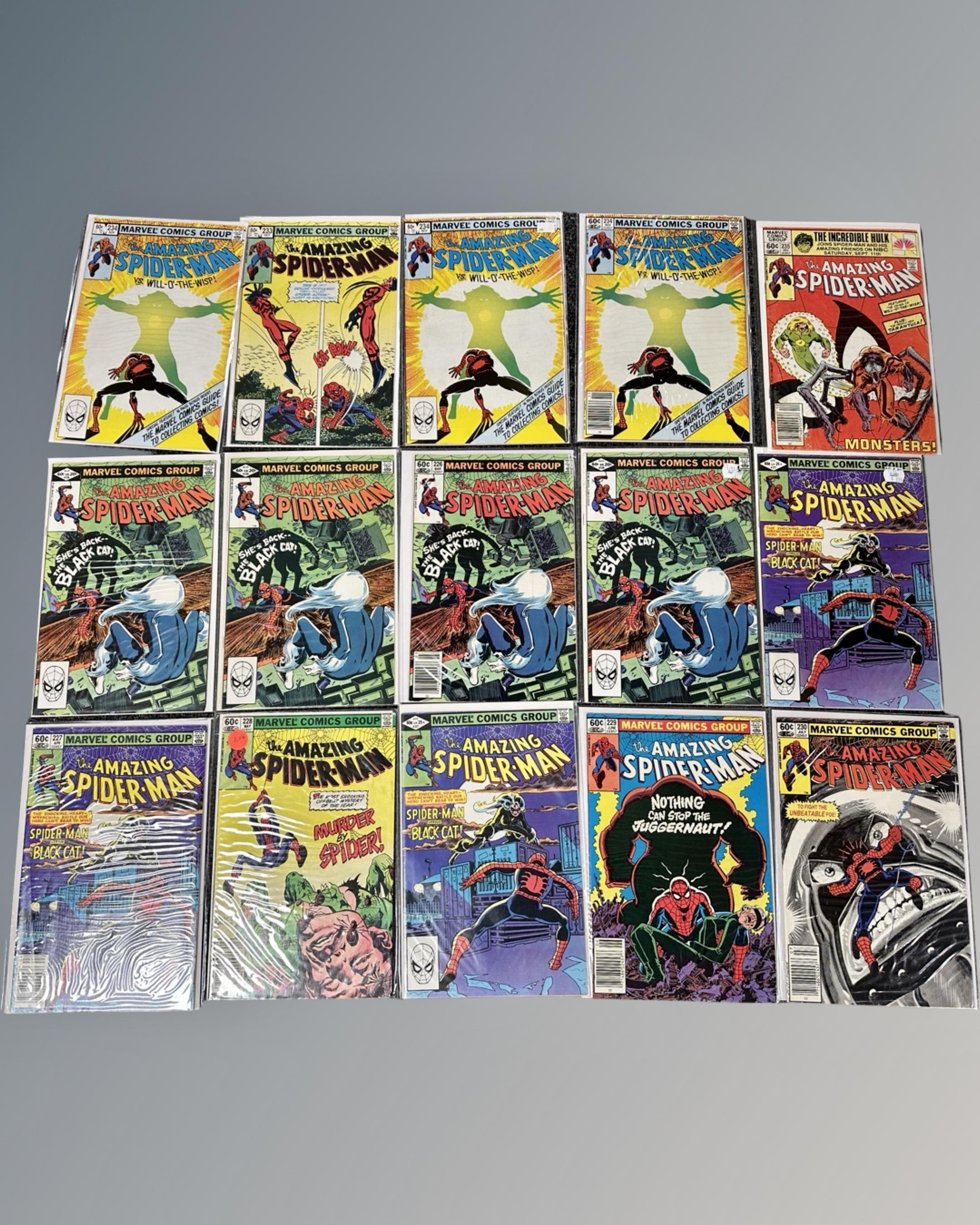 A box containing a large collection of Marvel's The Amazing Spider-Man comics. - Image 3 of 12