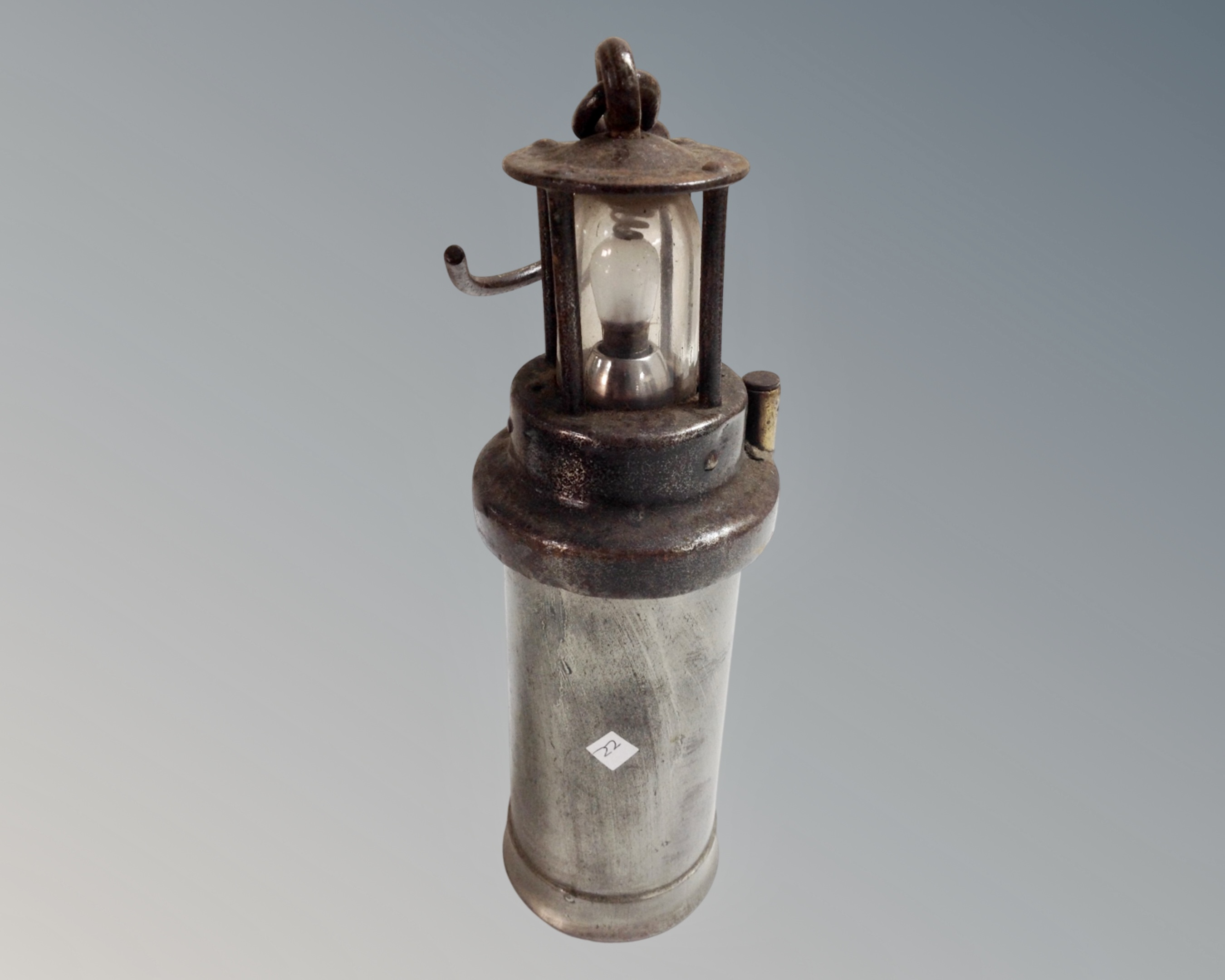 A vintage CEAG Standard miner's lamp