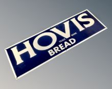 A Hovis bread enamel sign.