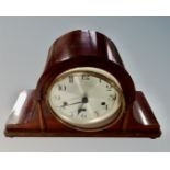 A 20th century mahogany cased Kienzle mantel clock.