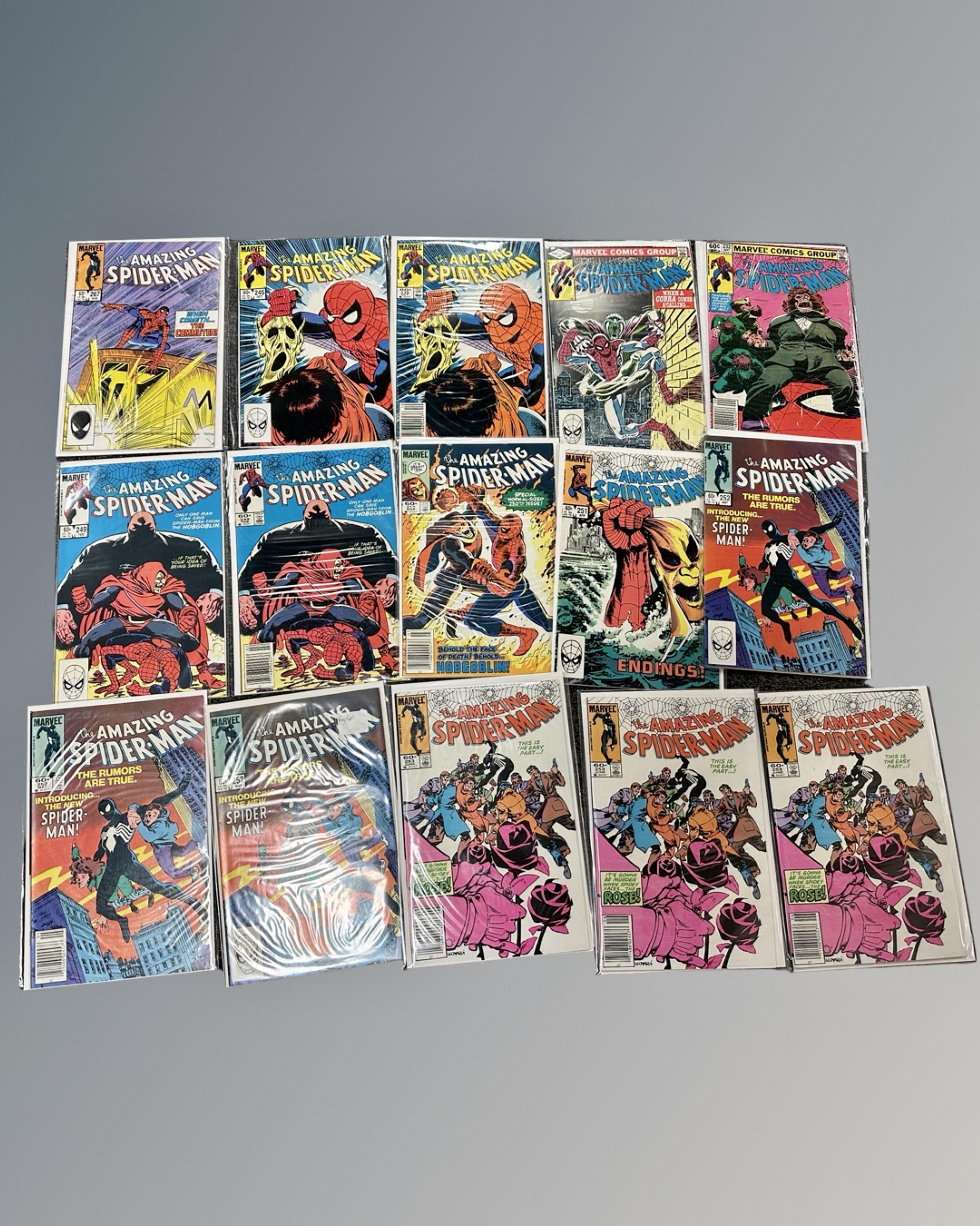 A box containing a large collection of Marvel's The Amazing Spider-Man comics. - Image 11 of 12