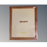 Four large Xenos wooden 40 cm x 50 cm photo frames, all brand new and still in original packaging.