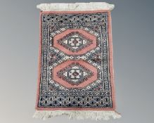A small Bokhara rug, Afghanistan,