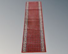 A machine made eastern design runner,