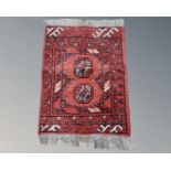 A small Bokhara rug, Afghanistan,