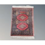 A small Bokhara rug, Afghanistan,