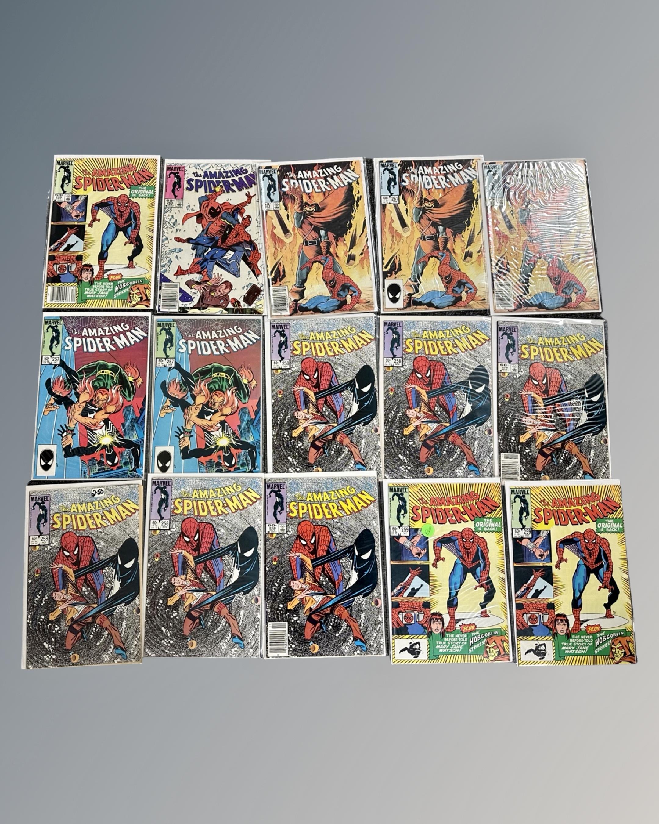 A box containing a large collection of Marvel's The Amazing Spider-Man comics. - Image 6 of 12