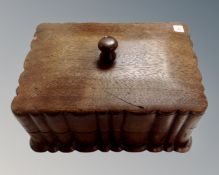 A wooden cigar box.