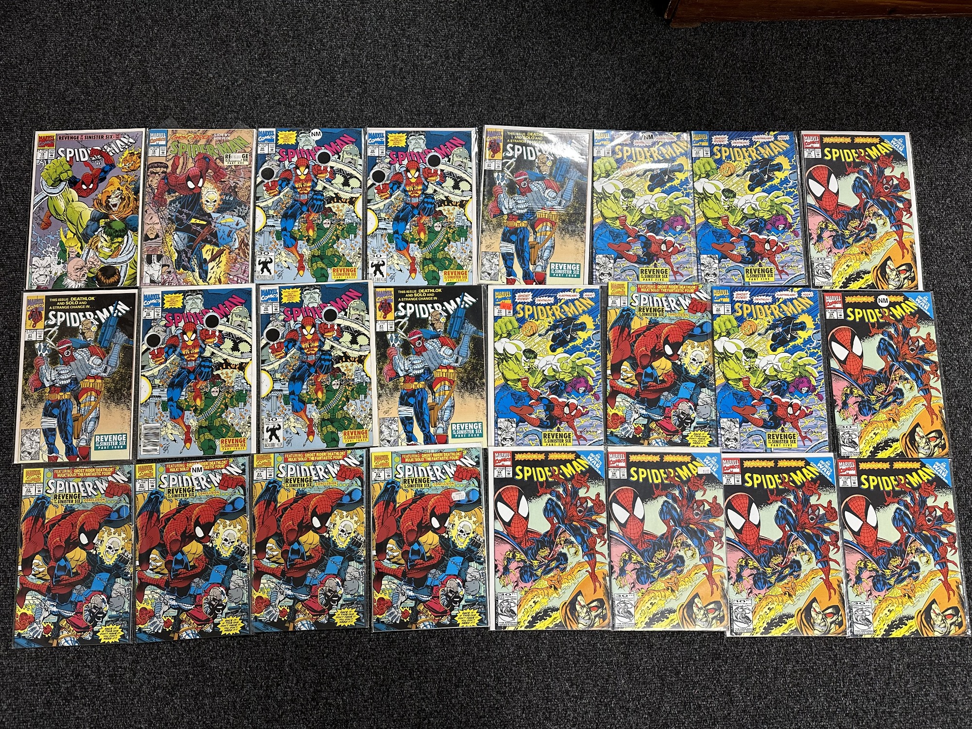 A box containing a large collection of 1990s and later Marvel Spider-Man comics including various - Image 5 of 13