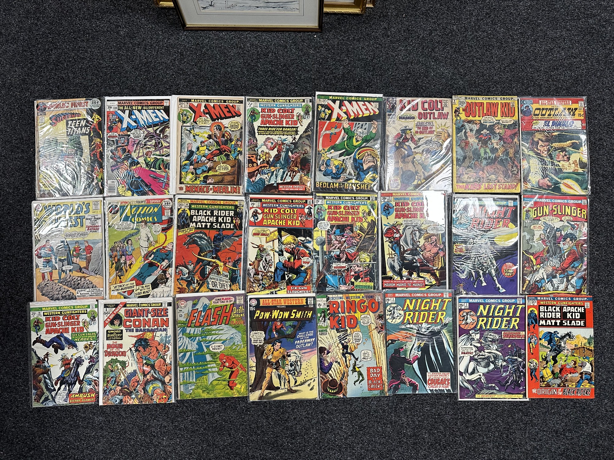 A box containing a large collection of vintage and later comics including Classics Illustrated, - Image 7 of 13