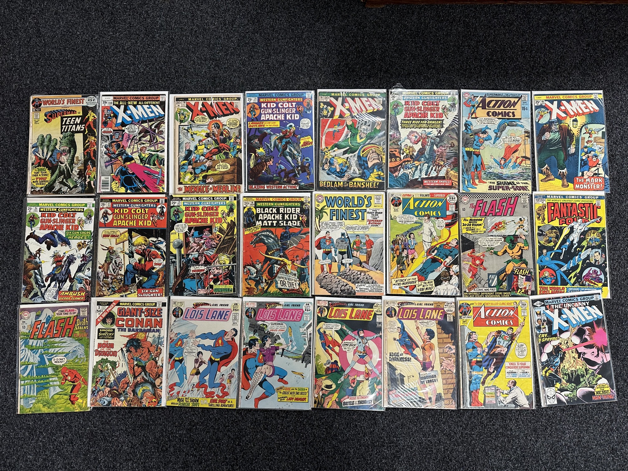 A box containing a large collection of vintage and later comics including Classics Illustrated, - Image 4 of 13