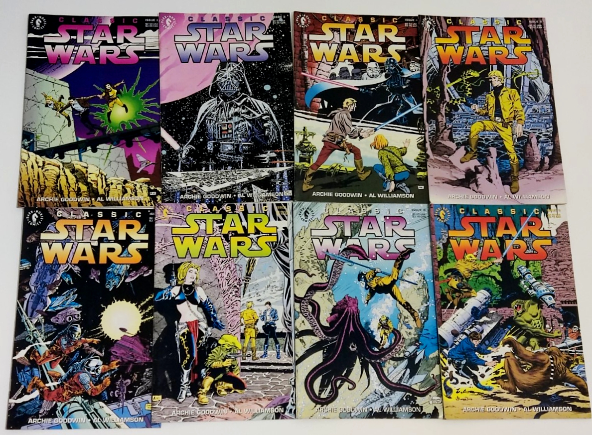 Classic Star Wars comics issues 2-9, and full set of 4 'Infinity's end'.