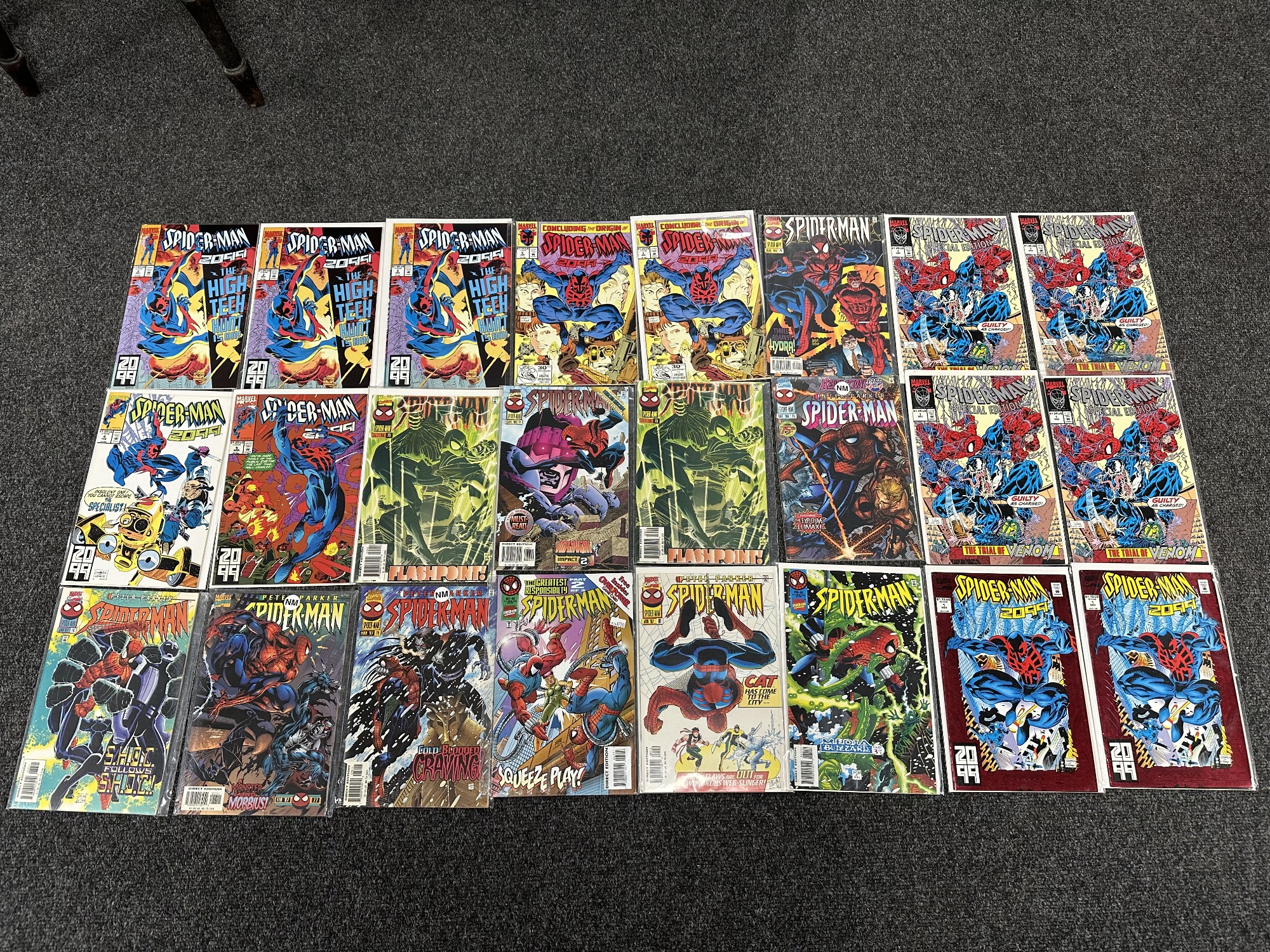 A box containing a large collection of 1990s and later Marvel Spider-Man comics including various - Image 12 of 13