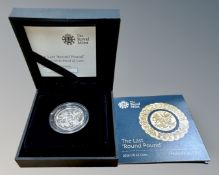 The Royal Mint : The Last 2016 UK silver proof £1 coin, 9.5g.