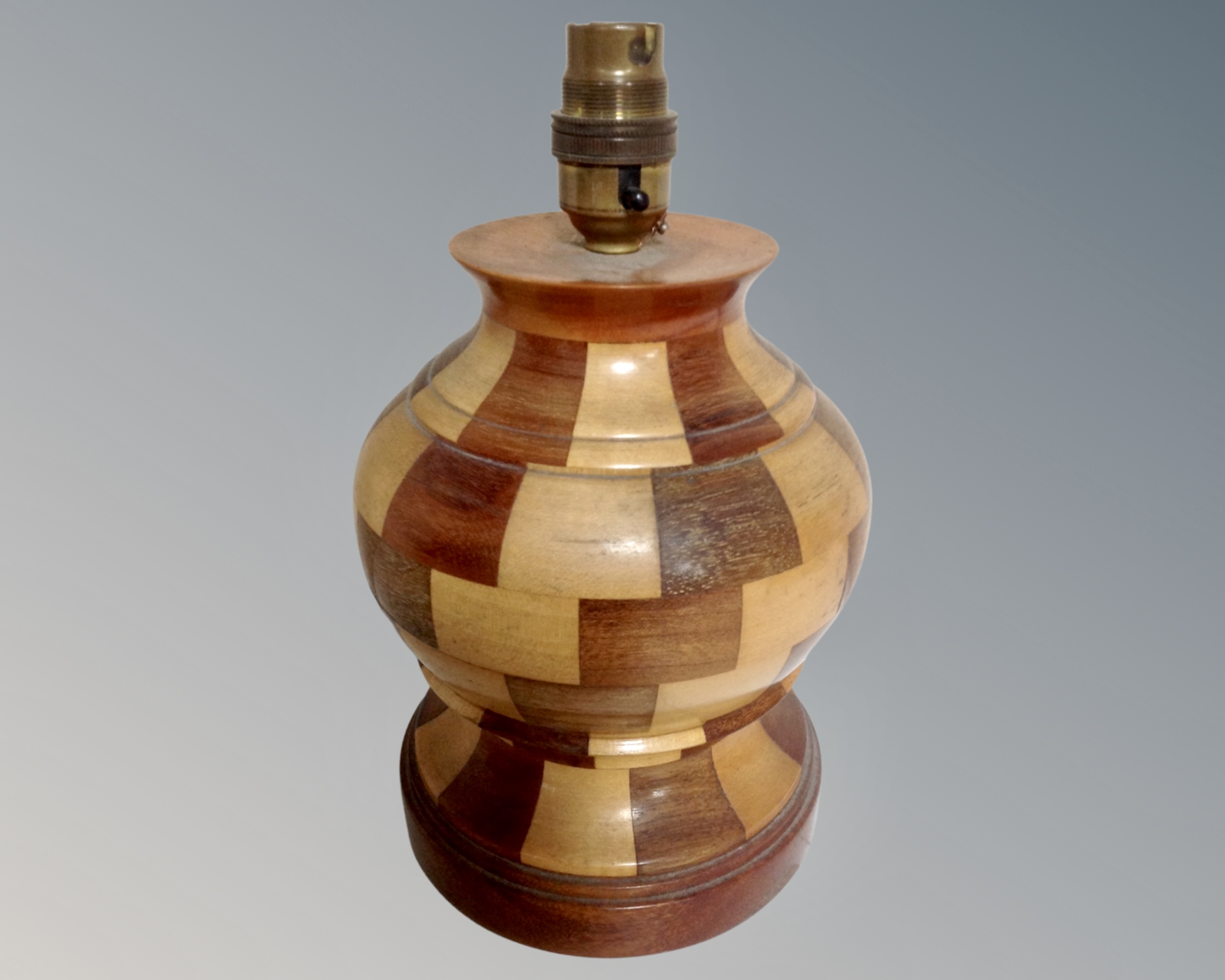 Two Art Deco wooden lamp bases. - Image 2 of 2