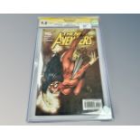 Marvel Comics : CGC Signature Series The New Avengers #4, signed by Brian Michael Bendis,