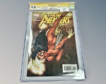 Marvel Comics : CGC Signature Series The New Avengers #4, signed by Brian Michael Bendis,