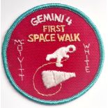 A Gemini 4 mission patch,