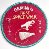 A Gemini 4 mission patch,