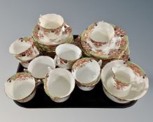 Approximately 40 pieces of antique Wellington tea china.