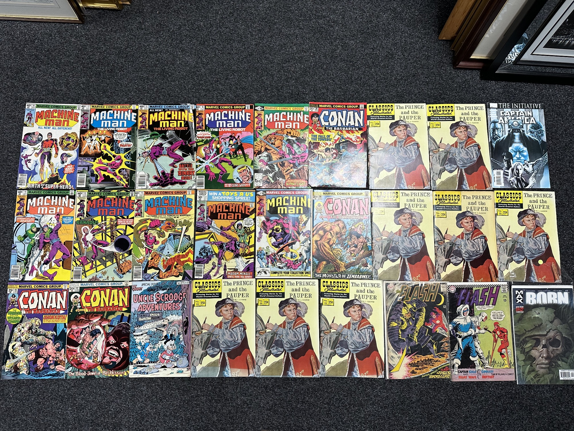 A box containing a large collection of vintage and later comics including Classics Illustrated, - Image 3 of 13