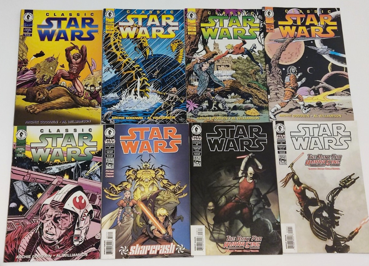 Classic Star Wars comics issues 12-16, 27-31, handbooks and other Star Wars comics.