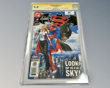 DC Comics : CGC Signature Series Superman/Batman #9, signed by Michael Turner, slabbed and graded 9.