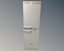 A Bosch upright fridge freezer.