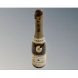 A vintage bottle of Moet and Chandon champagne