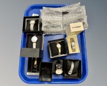 A collection of lady's and gent's wristwatches including Lorus, NEXT, Pulsar etc.