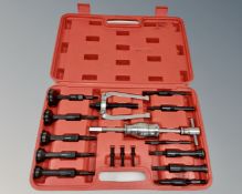 An internal bearing extractor set.