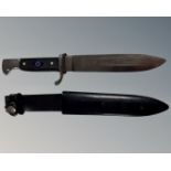 A reproduction Hitler Youth dagger.