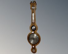 An aneroid barometer.