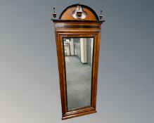 A 19th century mahogany mirror, 65cm by 166cm.