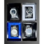 Four Gentleman's Orlando wristwatches, all boxed.