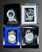 Four Gentleman's Orlando wristwatches, all boxed.