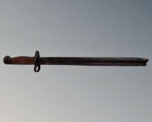 A World War I bayonet.