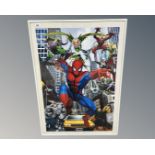 A colour poster 'Spider-Man', 71cm by 101cm.