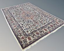 A Saroukh carpet, West Iran, signed, 357cm by 241cm.