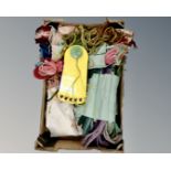 A box containing a large quantity of embroidery, yarn etc.