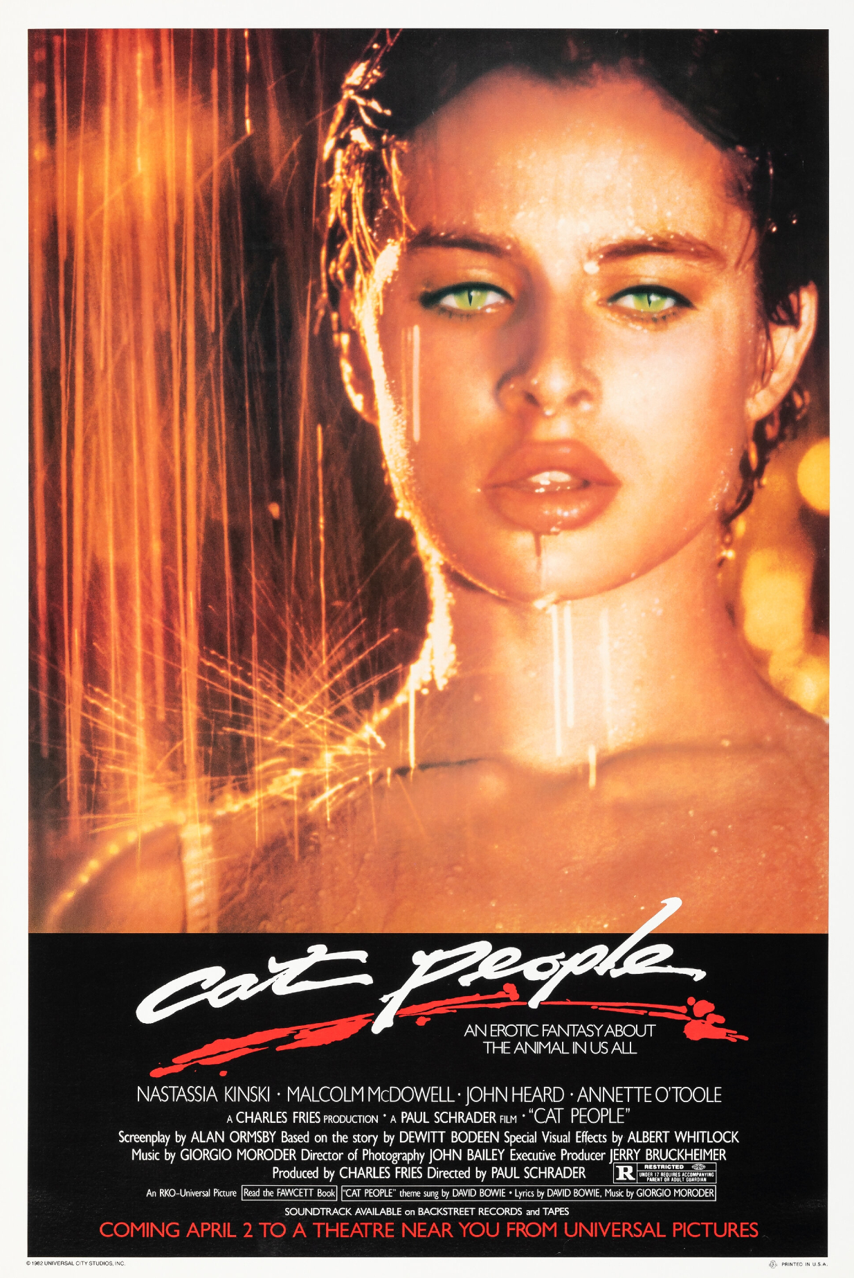 Posters including Cat People (1982), Nastassia Kinski, Predator, Rocketman, Shazam etc.