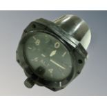 A Second World War altimeter with forces arrow, probably from a bomber, up to 45,