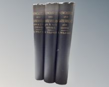 Three volumes, Newcastle and Gateshead from the 14th through to the 17th century, by R.