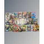 A collection of vintage comics including Chaos Prince of Madness, Warrior, Toka Jungle King,